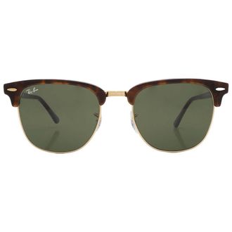Ray-Ban Clubmaster Classic Green Square Unisex Sunglasses RB3016 W0366 55