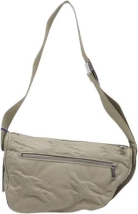 Burberry Pre-owned Medium Shield Shoulder Bag - Dames - Vintage Schoudertas - Grijs - ONE Size - Vintage