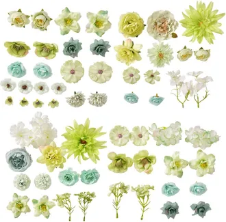OEM Capullos De Flores Artificiales De 4-10 Cm, 40/61 Unidades - Estilo 2
