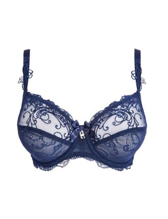 Lise Charmel Womens Soir De Venise Full Cup Bra - Bleu - Blue Polyamide - Size 32G