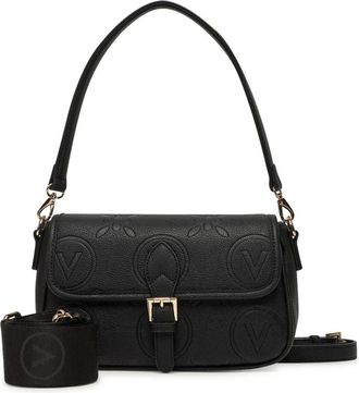 Mario Valentino Tassen, Dames, Zwart, ONE Size, Zwarte Samba Re Schoudertas