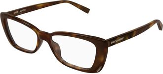 Saint Laurent SL 943 Optisch Montuur - Dames - Brillen - Bruin - 54 MM - Accessoires