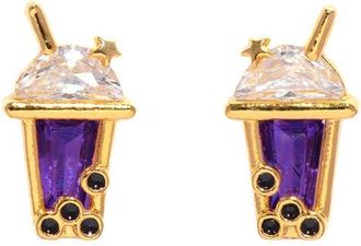Girls Crew Its Boba Time Stud Earrings in Gold at Nordstrom