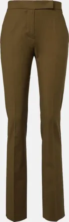 Max Mara Cotton-blend slim pants