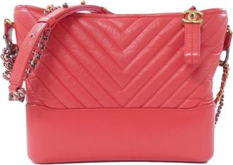 Chanel pink pink Color Leather Shoulder Bag (Pre-Owned)