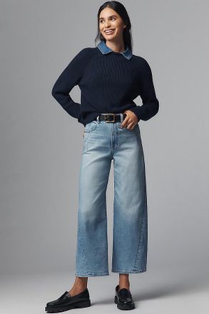 Pistola Denim Kyra High-Rise Wide-Leg Jeans