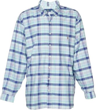 Ralph Lauren plaid button-up shirt - Blue