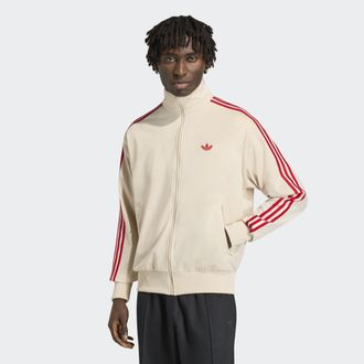 adidas Trainingsjacke ADIDAS ORIGINALS FIREBIRD ORIGINALS, Herren, Gr. XL, crystal linen, better scarlet, Obermaterial: 100% Polyester, Jacken Trainingsjacke