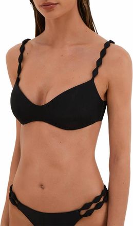 Vix Alexa Vivian Bikini Top In Black