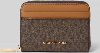 Michael Kors Portemonnaie mit Logo-Detail Modell Jet Set in Dunkelbraun, Gr&ouml;&szlig;e 1