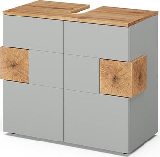 Vicco Mueble Bajo Lavabo Eden, Gris/artisan, 73.1 X 64 Cm, Vicco