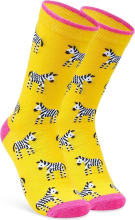 Generic Womens Zebra Motifs Socks One Size UK 4-7 EU 36-40