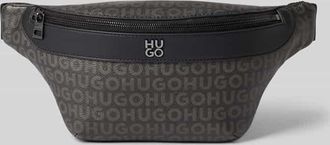 HUGO BOSS Bauchtasche mit Label-Applikation Modell QUANTIC_M_BUMBAG in BLACK, Gr&ouml;&szlig;e 1