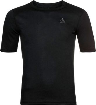 Odlo Active Warm Bl Top Crew Neck S/S Kunstfaserunterw&auml;sche f&uuml;r Herren | schwarz