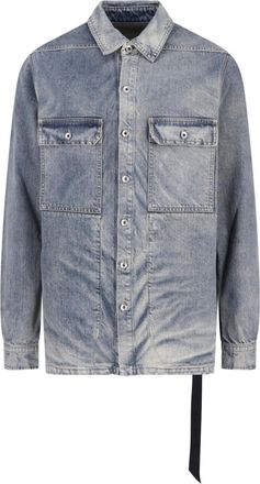 Rick Owens Camicia Bottoni Jumbo