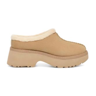 UGG New Heights Cozy Clog - Dames - Klompen - Beige - 40 EU - Wol - Schoenen