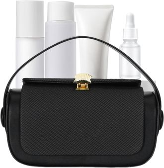 Generic Stylish Bag, Handheld Satchel with Fabric Flap and Top Grip, Modern Zipper Closure Purse for Ladies, Roomy Carrying Design for Work, Weekend Getaways 