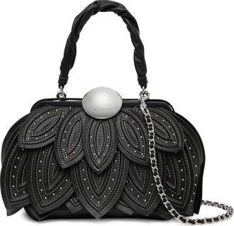 Aim&eacute;e Petal Top Handle Bag in Black Studded at Nordstrom