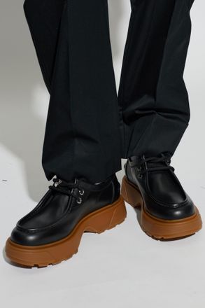 Alexander McQueen Leather Shoes, Mens, Black