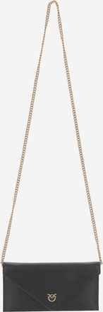 Pinko Mini Flat Leather Bag
