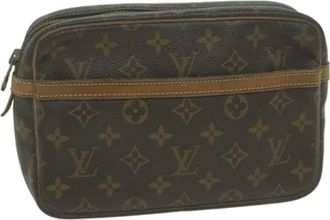 Louis Vuitton Pre-owned Tela clutches - - Pre-owned - Donna - Marrone - ONE SIZE