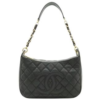 Chanel Pre-owned Matelasse Schoudertas - Dames - Pre-owned - Zwart - Maat: ONE Size Leer
