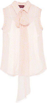 Gucci Printed Silk Top