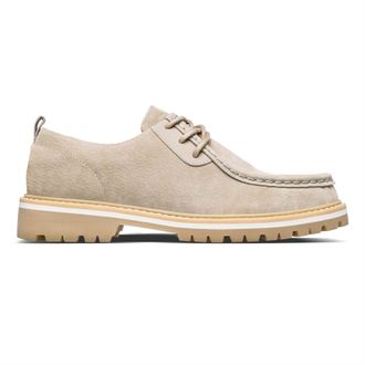 Clae Mens Adults Low Top Trainers in Safari Suede - Beige - Size UK 10.5