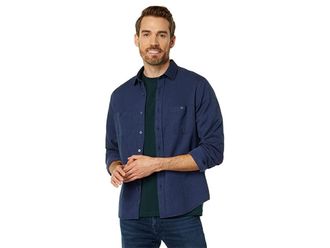 UNTUCKit HEMSWORTH - BLUE Mens Clothing Blue : MD Slim Fit, Cotton/Flannel