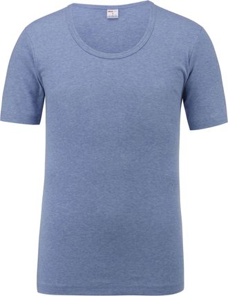 Isa Kurzarmshirt ISA BODYWEAR Shirt kurzarm, Herren, Gr. 4XL, cielmeliert, Obermaterial: 100% Baumwolle CO., Shirts Kurzarmshirt