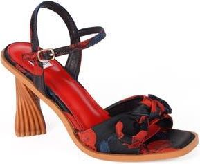 Ninety Union Nora Bow Ankle Strap Sandal in Red Multi at Nordstrom Rack, Size 13