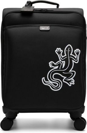 agnès b. logo-print trolley bag - unisex - Polyester - One Size - Black