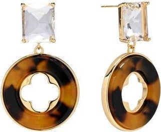 Eye Candy Los Angeles Lorenza Statement Earrings in Gold at Nordstrom Rack