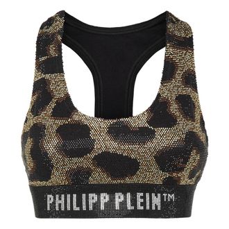 Philipp Plein Ondergoed, Dames, Bruin, S, Bra Leopard