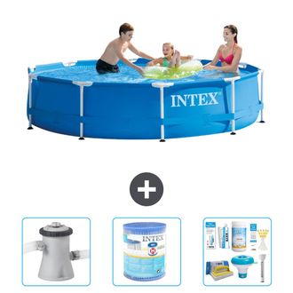 Intex Piscina Con Estructura Redonda - 305x76 Cm - 6-piezas S22453