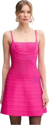 H&eacute;rve L&eacute;ger Kleedjes, Dames, Roze, S, Rayon, Milly Jurk