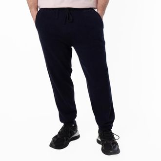 Burberry Logo Embroidered Cashmere Jogging Pants, Size X-Small