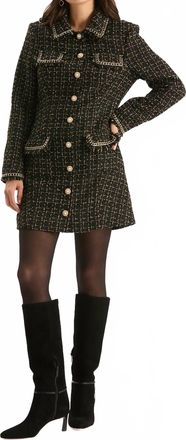 Tyler B&ouml;e Beth Boucle Dress In Black