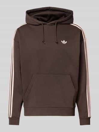 adidas Originals Oversized Hoodie mit Kapuze in Dunkelbraun, Gr&ouml;&szlig;e XXL