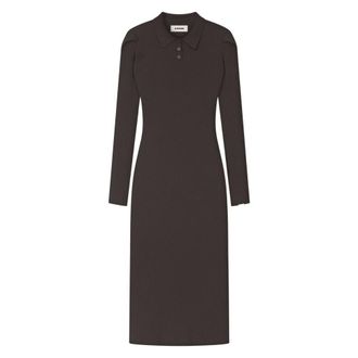 &Aacute;eron Knitted Dresses, female, Brown, Size: L Arla
