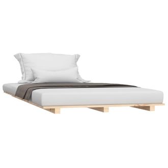 vidaXL Estructura De Cama Madera Maciza De Pino 90x190 Cm Vidaxl