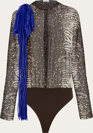 Ferragamo Women Body with flower sash detail Brown