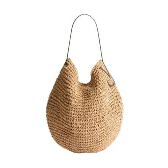 J.W.Anderson Tassen, Dames, Beige, ONE Size, Su&egrave;de, Grote Bulb Tas