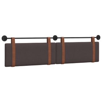 vidaXL Cabecero Colgante Marr&oacute;n Oscuro Pu Antiguo Vidaxl