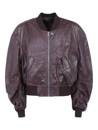 Rick Owens Secchia Flight Padded Leather Jacket