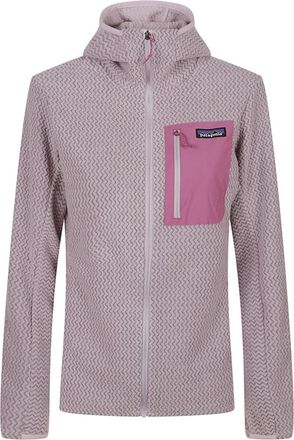 Patagonia R1 Air Full-Zip Hoody - Dames - Fleece jassen - Paars - XS - Polyester - Fitness