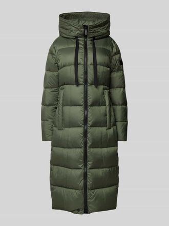 Peuterey Steppmantel mit Kapuze Modell NUNKI in Oliv, Gr&ouml;&szlig;e 38