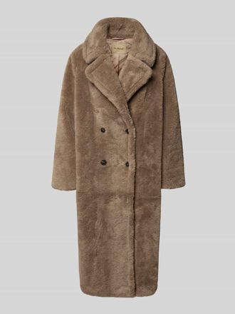 Smith & Soul Mantel aus Teddyfell in Taupe, Gr&ouml;&szlig;e L