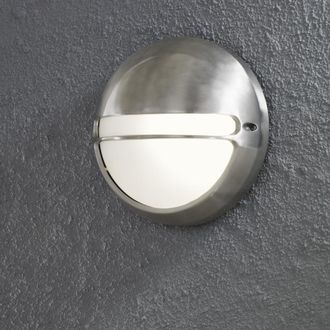 Konstsmide Plaf&oacute;n Exterior Redondo Konstsmide Aluminio Inox Ip44