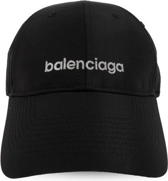 Balenciaga Cap met Klep - Heren - Petten - Zwart - M - Katoen - Accessoires